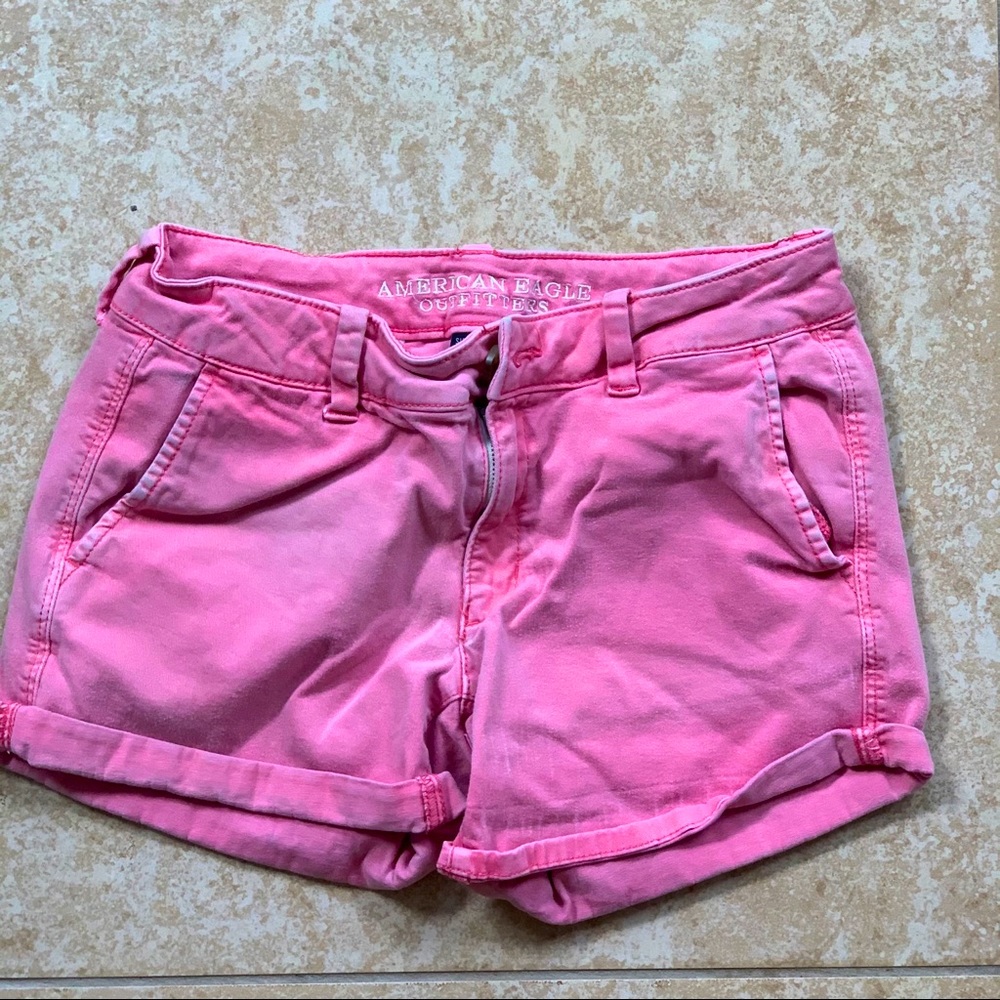 Pink shorts!